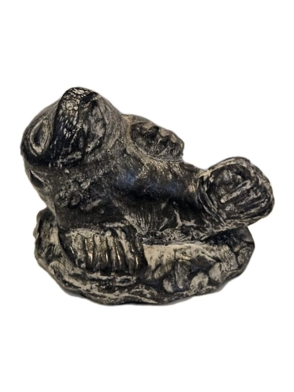 Wolf Original Vintage Nuvuk Seal Soap Stone Figurine